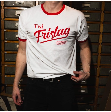 Valter Nilsson - Tv� frislag Crew (t-shirt, vit)