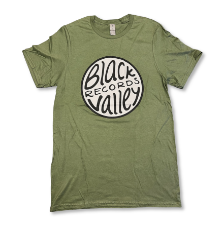 BlackValley Records army green t-shirt