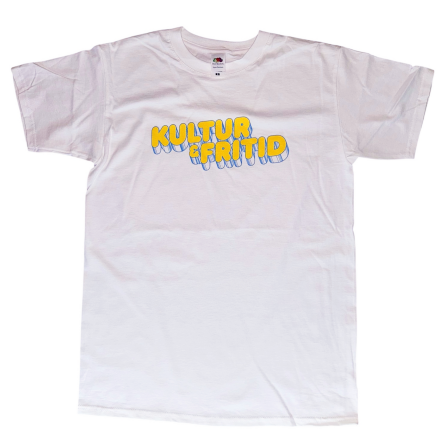 Jacob hrvall &quot;Kultur och fritid&quot; white t-shirt